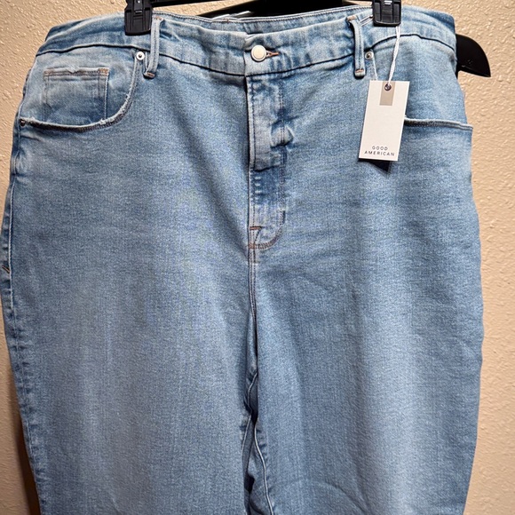 Good American women’s size 24 light fade wash curvy denim jeans $139 - Picture 4 of 11